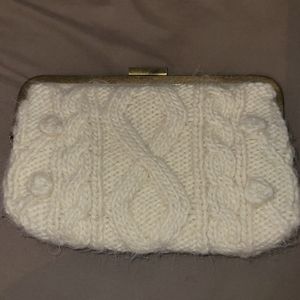 J crew sweater clutch